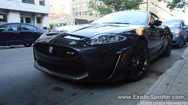Jaguar XKR-S spotted in Montreal, Canada