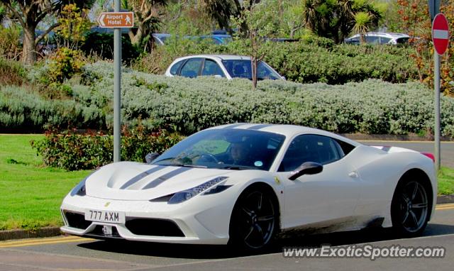 Ferrari 458 Italia spotted in Castletown, United Kingdom
