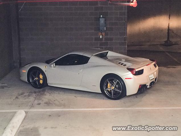 Ferrari 458 Italia spotted in Dallas, Texas