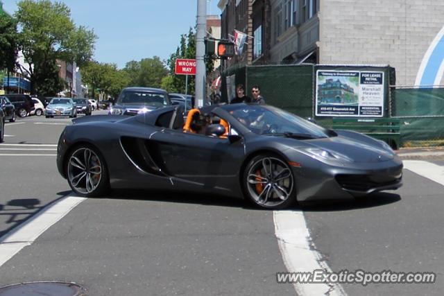 Mclaren MP4-12C spotted in Greenwich, Connecticut