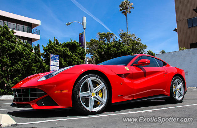 Ferrari F12 spotted in La Jolla, California
