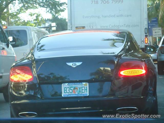 Bentley Continental spotted in Miami, Florida