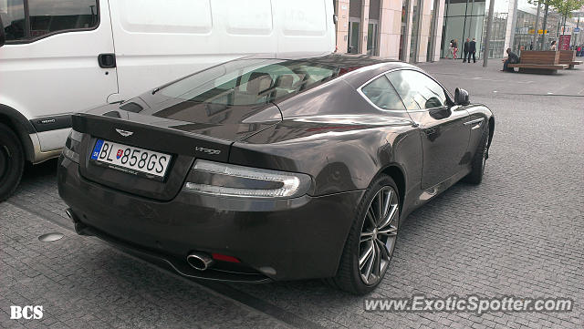 Aston Martin Virage spotted in Bratislava, Slovakia