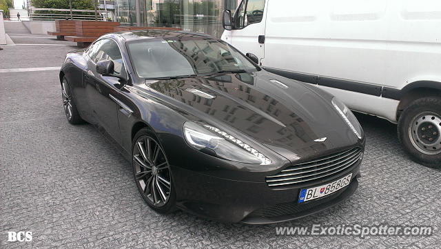 Aston Martin Virage spotted in Bratislava, Slovakia