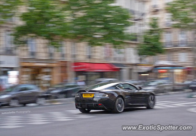 Aston Martin DBS spotted in Paris, France