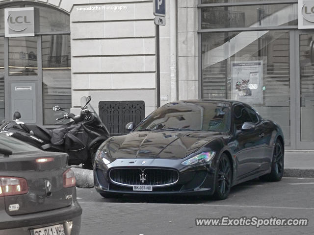 Maserati GranTurismo spotted in Paris, France