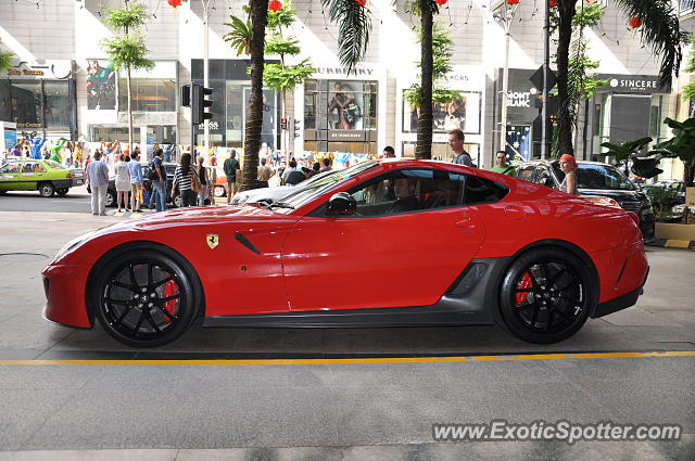 Ferrari 599GTO spotted in Bukit Bintang KL, Malaysia