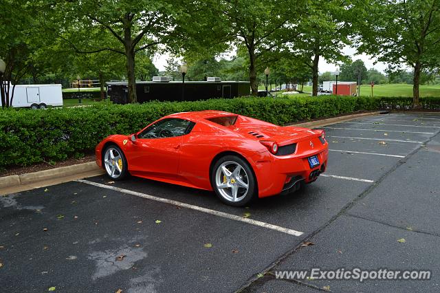 Ferrari 458 Italia spotted in Sterling, Virginia