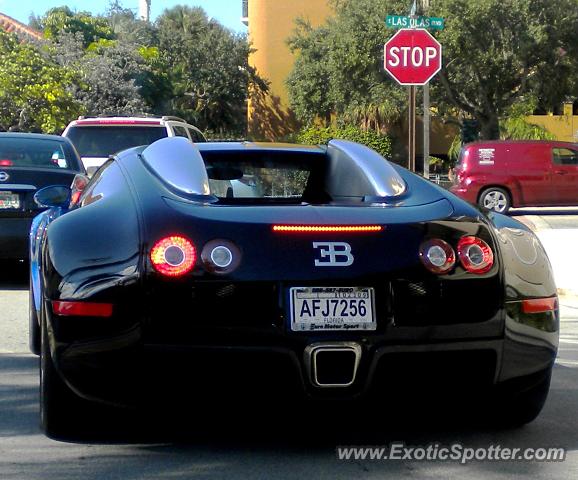 Bugatti Veyron spotted in Fort Lauderdale, Florida