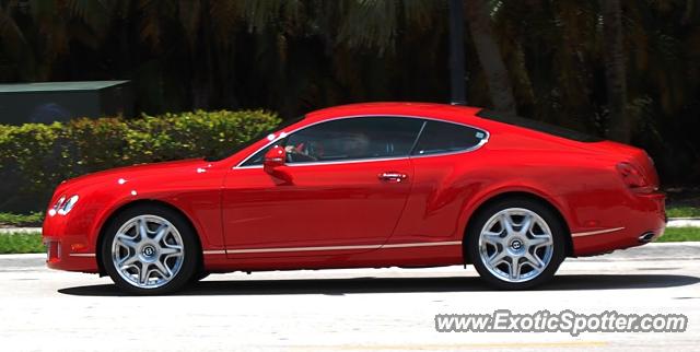 Bentley Continental spotted in Fort Lauderdale, Florida