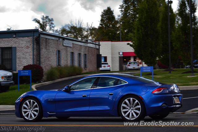 Fisker Karma spotted in Pittsford, New York