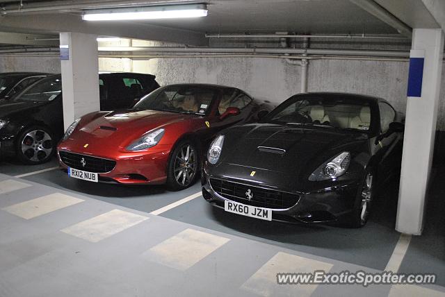Ferrari California spotted in London, United Kingdom