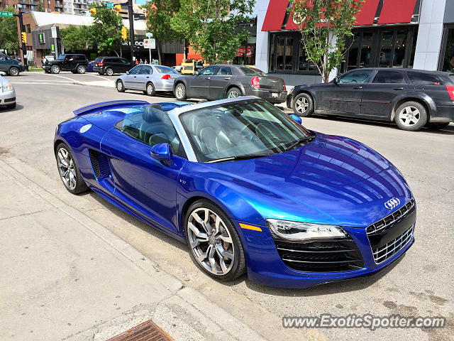 Audi R8 spotted in Calgary, Canada