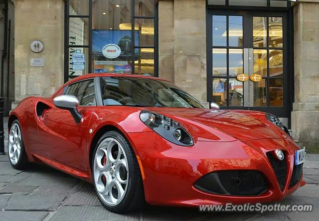 Alfa Romeo 4C spotted in Bristol, United Kingdom