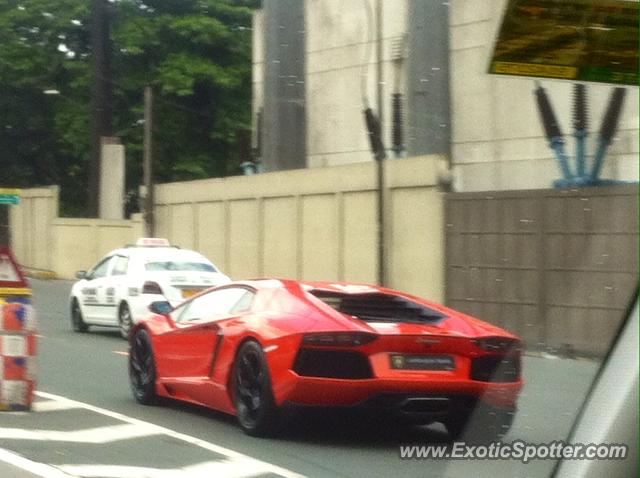 Lamborghini Aventador spotted in Near rockwell, Philippines