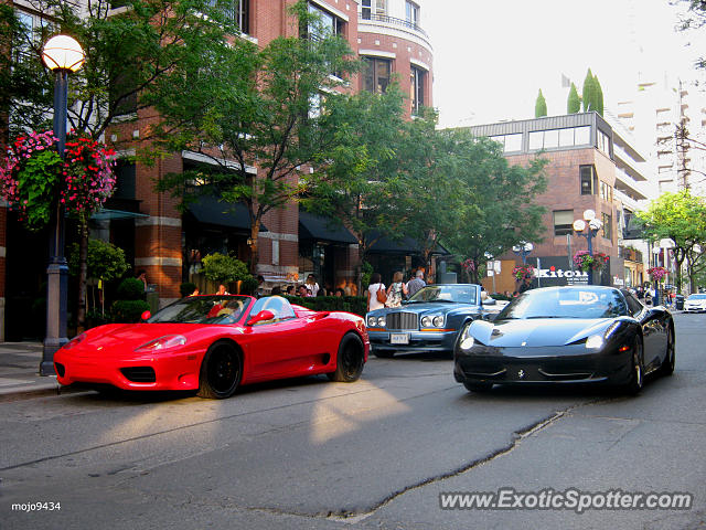 Ferrari 458 Italia spotted in Toronto, Canada