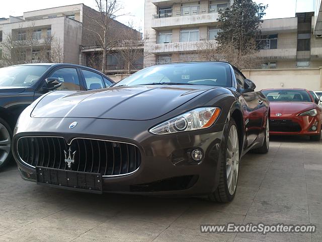 Maserati GranCabrio spotted in Tehran, Iran