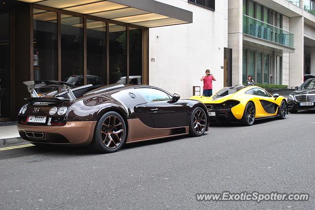 Bugatti Veyron spotted in London, United Kingdom