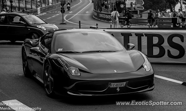 Ferrari 458 Italia spotted in Monte-Carlo, Monaco