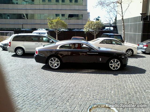 Rolls Royce Wraith spotted in Johannesburg, South Africa