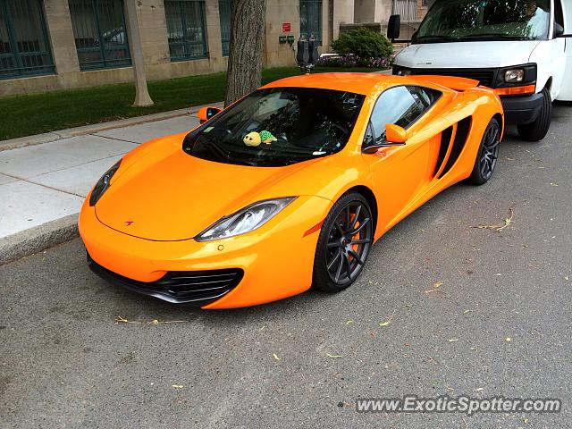 Mclaren MP4-12C spotted in Boston, Massachusetts
