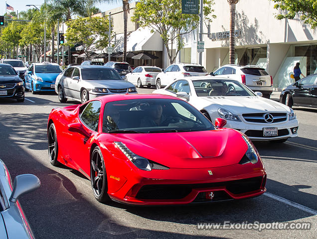 Ferrari 458 Italia spotted in Beverly Hills, California