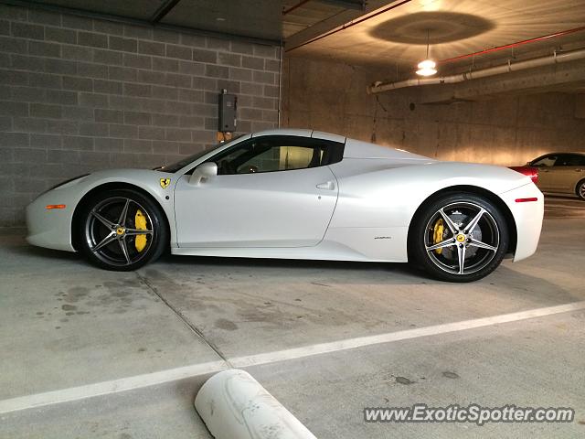 Ferrari 458 Italia spotted in Dallas, Texas