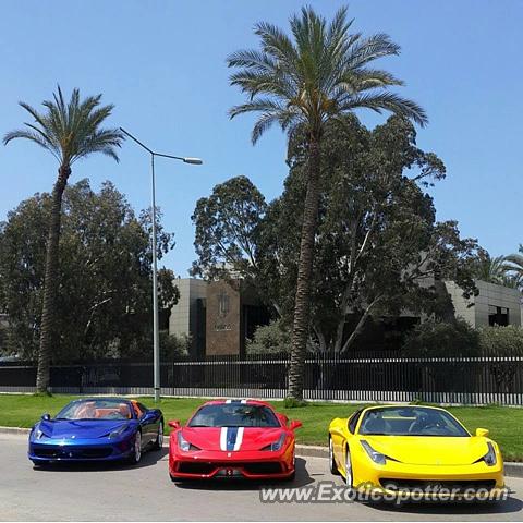 Ferrari 458 Italia spotted in Beirut, Lebanon