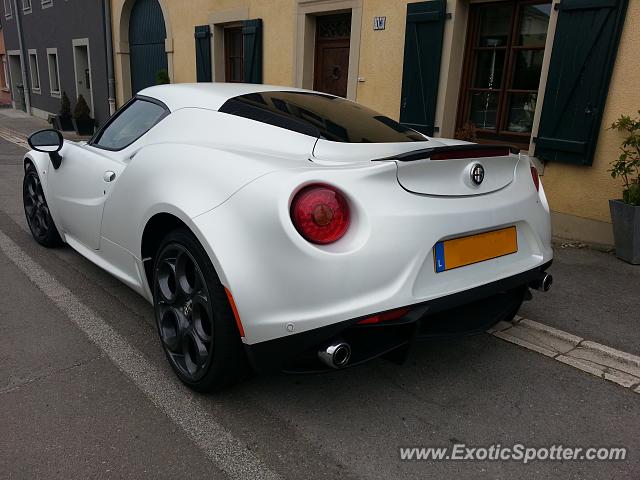 Alfa Romeo 4C spotted in Luxembourg, Luxembourg