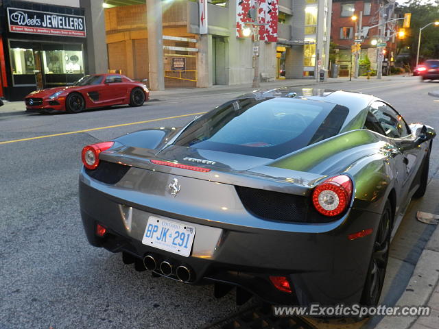 Ferrari 458 Italia spotted in Windsor, Ontario, Canada