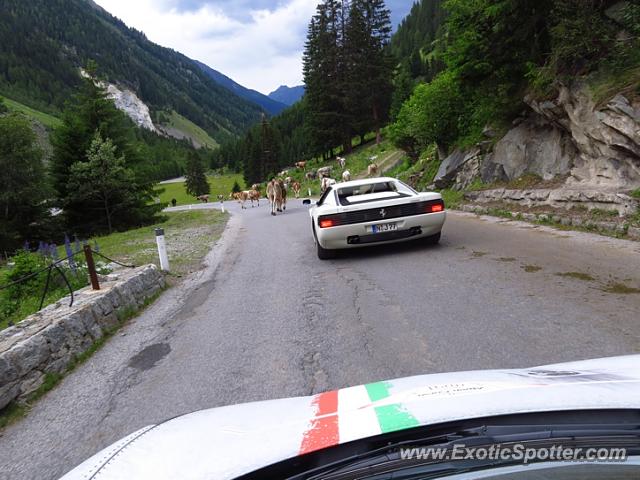 Ferrari Testarossa spotted in Kaunertal, Austria
