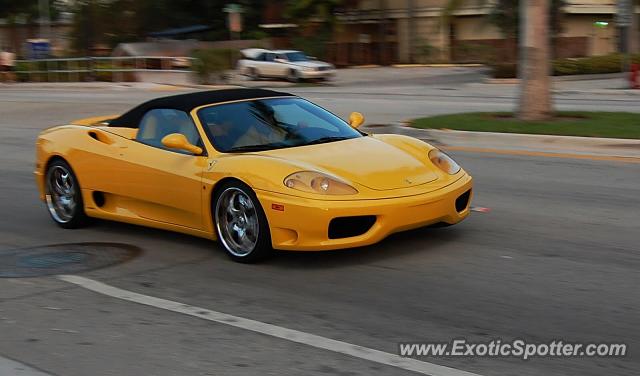 Ferrari 360 Modena spotted in Fort Lauderdale, Florida