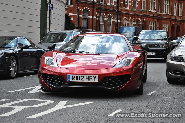 Mclaren MP4-12C spotted in London, United Kingdom