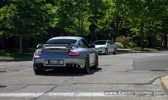 Porsche 911 GT2 spotted in Highland Park, Illinois