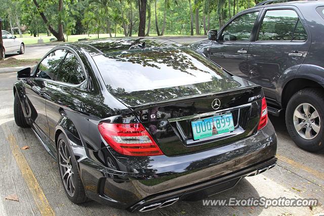 Mercedes C63 AMG Black Series spotted in Mandaluyong, Philippines