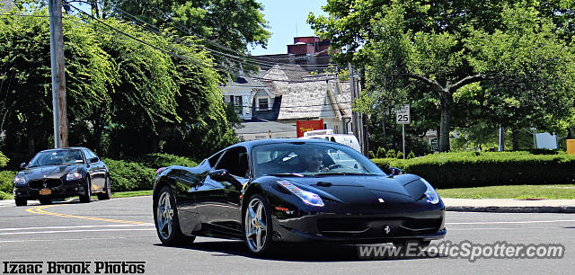 Ferrari 458 Italia spotted in Greenwich, Connecticut