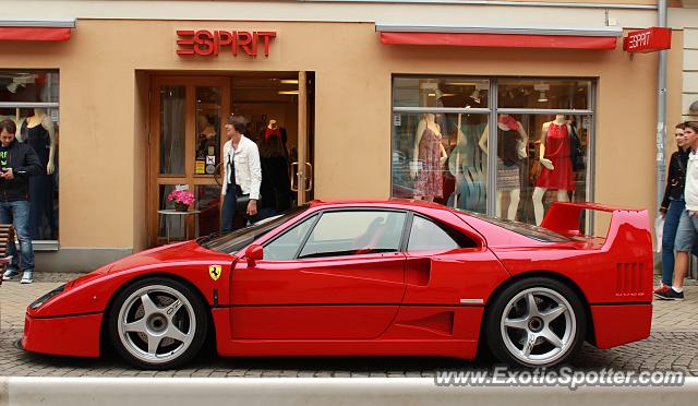 Ferrari F40 spotted in Kristianstad, Sweden
