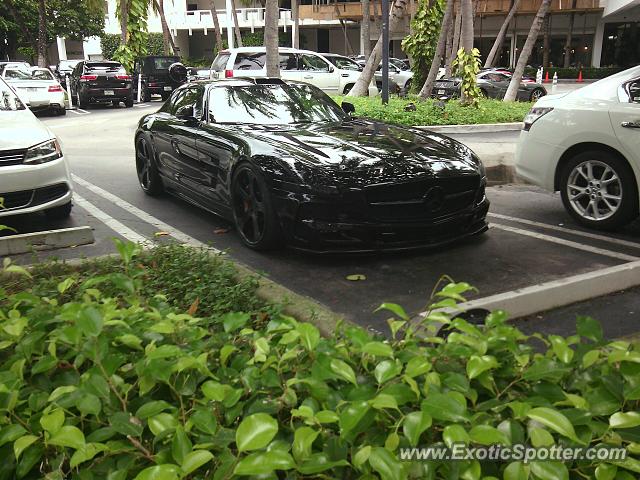 Mercedes SLS AMG spotted in Bal Harbour, Florida