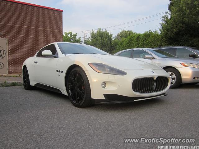 Maserati GranTurismo spotted in Boucherville, Canada