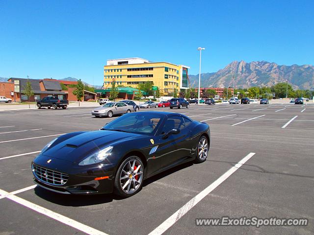 Ferrari California spotted in Murray, Utah