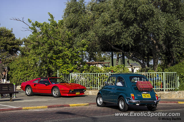 Ferrari 308 spotted in Tel Aviv, Israel