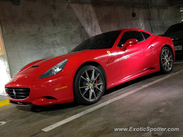Ferrari California spotted in Orlando, Florida