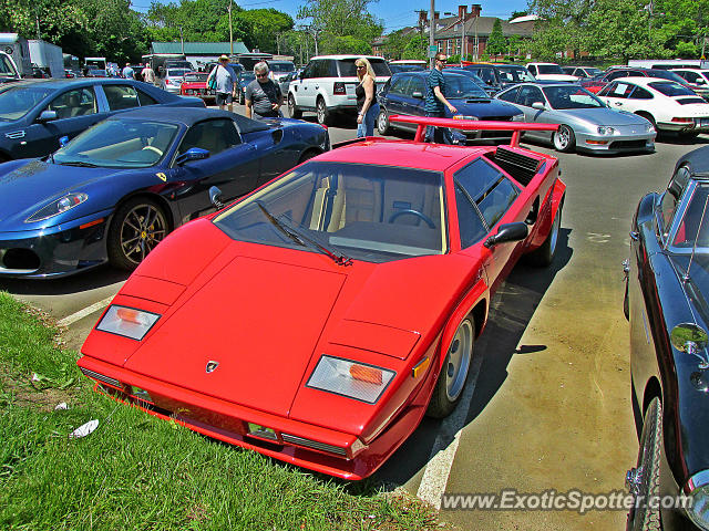 Lamborghini Countach spotted in Greenwich, Connecticut