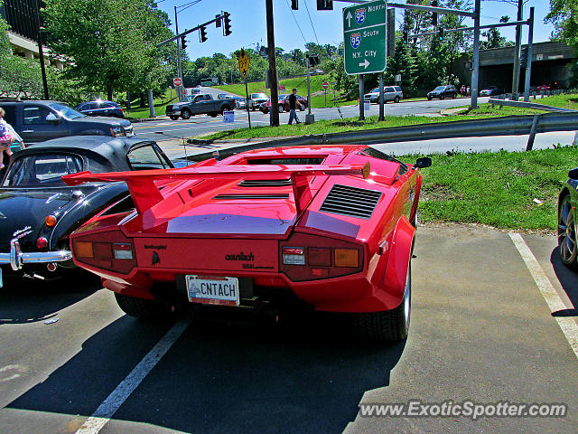 Lamborghini Countach spotted in Greenwich, Connecticut