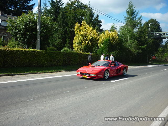 Ferrari Testarossa spotted in Liroux, Belgium