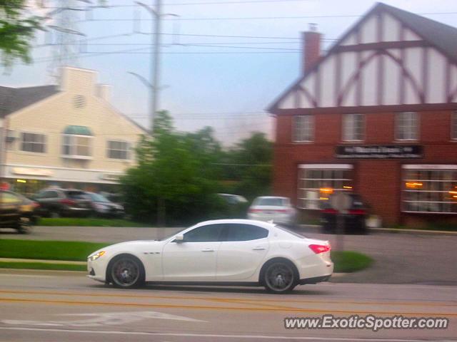 Maserati Ghibli spotted in Northfield, Illinois