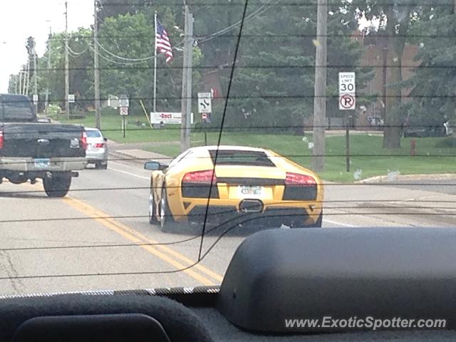 Lamborghini Murcielago spotted in Golden Valley, Minnesota