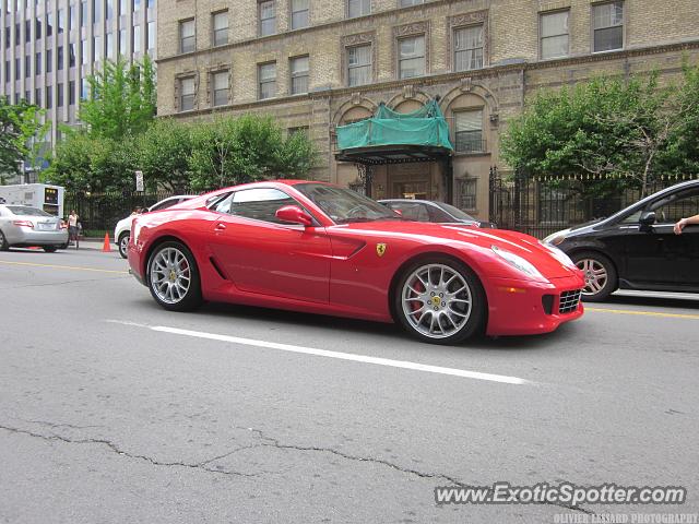 Ferrari 599GTB spotted in Montreal, Canada