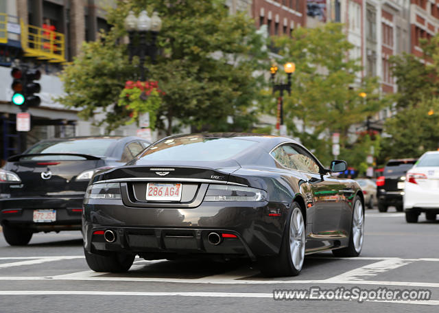 Aston Martin DBS spotted in Boston, Massachusetts