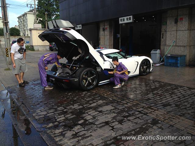 Koenigsegg Agera R spotted in Shanghai, China